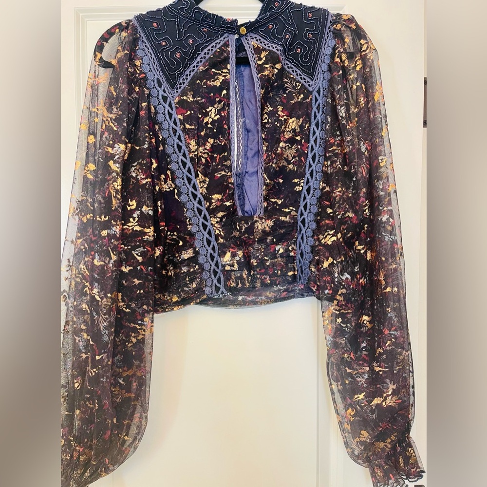 Free people beaded top - Picture 8 of 9